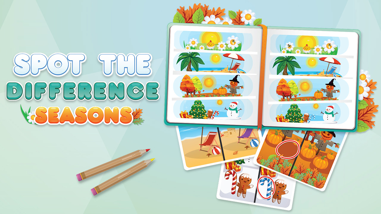 Spot the Difference: Seasons 🕹️ Igraj brezplačno na Play123