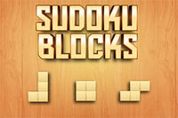 Uganka z lesenimi kockami sreča Sudoku