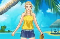 Obleci Lily na plaži