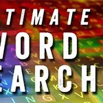 Barvita igra iskanja besed z naslovom Ultimate Word Search