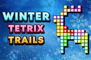 Winter Tetrix Trails je prijetna sestavljanka zapolnjevanja oblik v zasneženi deželi