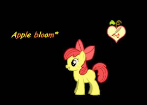 Apple bloom*